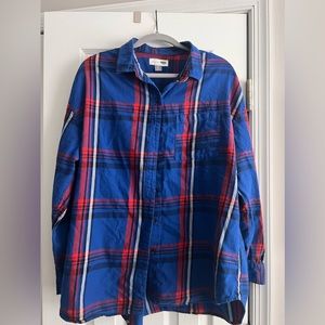 Boyfriend style flannel